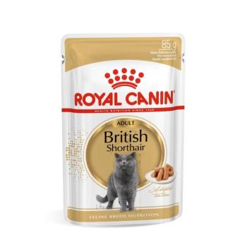 Royal Canin British Shorthair Adult - Brit rövidszőrű felnőtt macska nedves táp 12 x 85 g kép