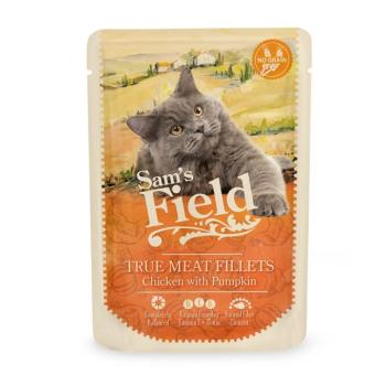 Sam's Field True Meat Fillets - Chicken & Pumpkin alutasakos eledel 6 x 85 g kép
