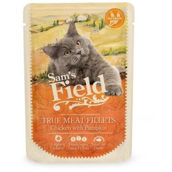 Sam's Field True Meat Fillets chicken with pumpkin 24x85 g kép
