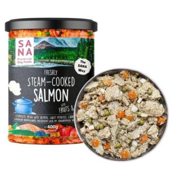 SANAdog Lazac édesburgonyával, sárgarépával és almával 400g (üveges) kép
