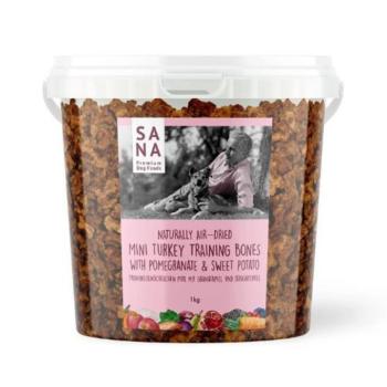 SANAdog Mini Pulykás Tréning jutalomfalat édesburgonyával és gránátalmával 1kg kép