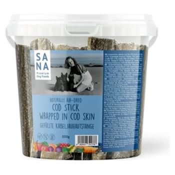 SANAdog Töltött tőkehalbőr rúd 800g kép