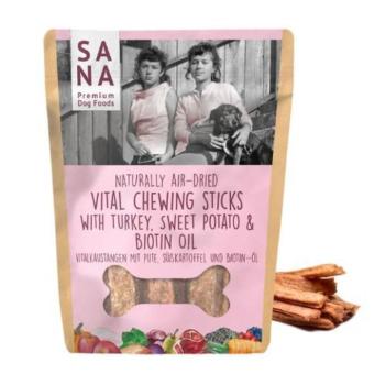 SANAdog Vital Pulykás Rágórúd Biotinnal és Lenolajjal 150g kép