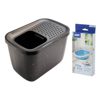 Kezdő szett: Savic Hop In Marble macska WC+6db Bag it Up alomalátét kép
