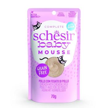 Schesir Baby Mousse gazdaságos csomag 24 x 70 g - Csirke & csirkemáj