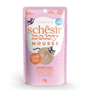Schesir Baby Mousse gazdaságos csomag 24 x 70 g - Lazac & csirke kép