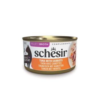 Schesir Complements hús- vagy hallében gazdaságos csomag 24 x 70 g - Tonhal & sárgarépa kép