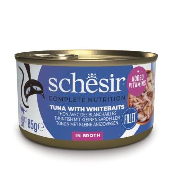 24x85g Schesir Complete Nutrition Filet tonhal & szardella nedves macskatáp kép