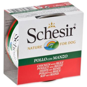 SCHESIR konzerv csirke és marhahús zselében 150g kép