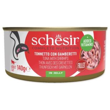 SCHESIR konzerv tonhal és garnélarák zselében 140g kép