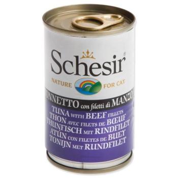 SCHESIR konzerv tonhal és marhahús 140g kép