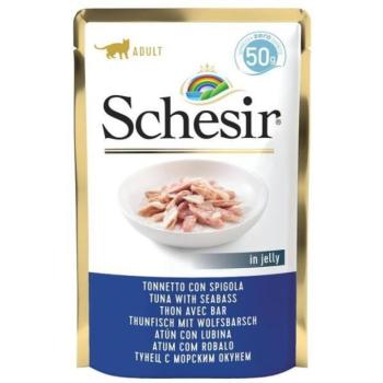 Schesir Tuna with seabass in jelly 50 g kép