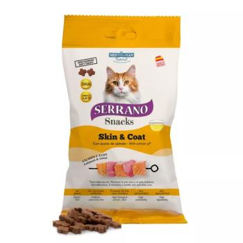 Serrano Snacks Cat Skin & Coat jutalomfalat macskáknak - lazac, tonhal 50 g kép