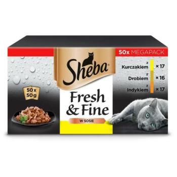 Sheba Fresh & Fine in sauce 50x50 g kép