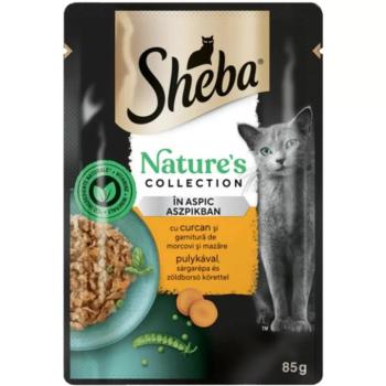 Sheba Nature's Adult Alutasakos - Pulyka, zöldség - szószban 4x85 g kép