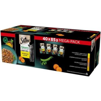 Sheba Nature's Collection Poultry Flavors in jelly 40x85 g kép
