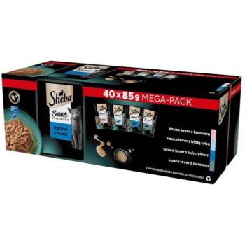Sheba Sauce Collection Fish flavors 40x85 g kép