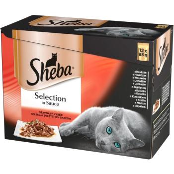 Sheba Selection alutasakos eledel - húsos válogatás 12 x 85 g kép