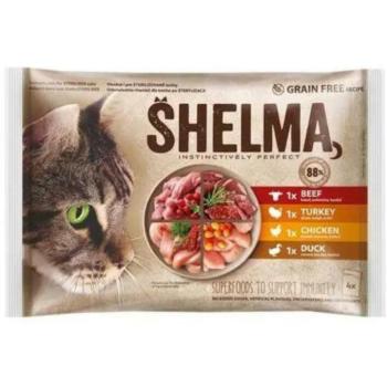 Shelma Beef/turkey/chicken/duck 4x85 g kép