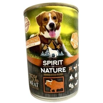 Spirit of Nature Dog konzerv Bivaly hússal 24x415g kép