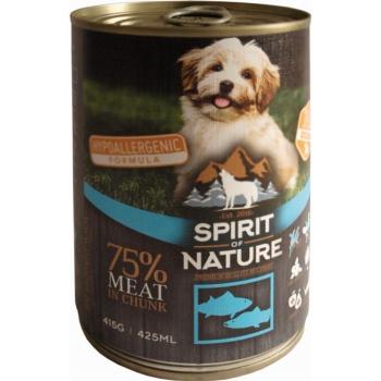 Spirit of Nature Dog konzerv Tonhallal és lazaccal 24x415g kép