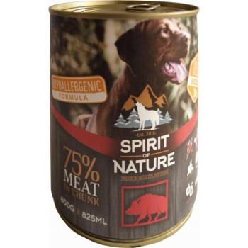 Spirit of Nature Dog konzerv Vaddisznóhússal 12x800g kép