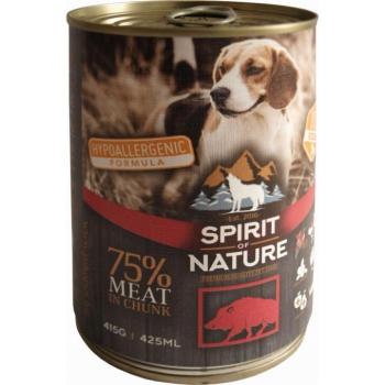 Spirit of Nature Dog konzerv Vaddisznóhússal 24x800g kép