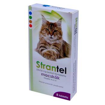 Strantel tabletta macskák részére A.U.V 8 db kép