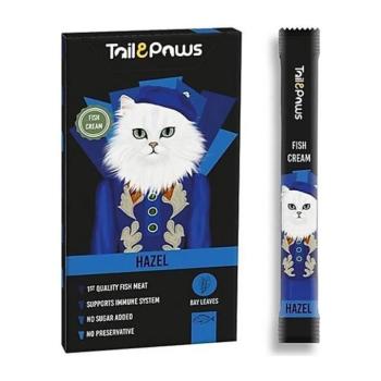 TailPaws Hazel krémes jutalomfalat macskáknak - lazac, babérlevél 5 x 15 g kép
