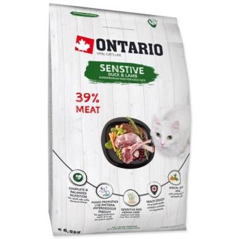 Takarmány Ontario Cat érzékeny/Derma 6,5 kg kép