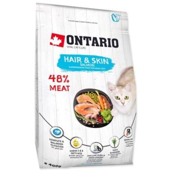 Takarmány Ontario Cat Hair & Skin 0,4 kg kép