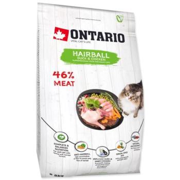 Takarmány Ontario Cat Hairball 2kg