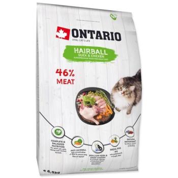 Takarmány Ontario Cat Hairball 6,5 kg kép