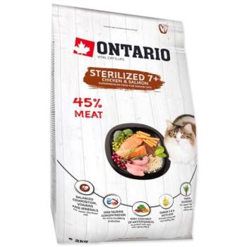 Takarmány Ontario Cat sterilizált 7+2kg kép