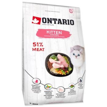 Takarmány Ontario Kitten Chicken 2kg kép