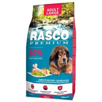 Takarmány Rasco Premium Adult Nagy csirke rizzsel 15 kg kép