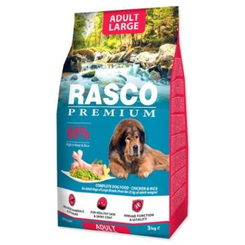 Takarmány Rasco Premium Adult Nagy csirke rizzsel 3 kg kép