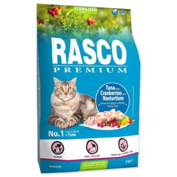 Takarmány Rasco Premium Sterilizált tonhal áfonyával és kapucinnal 2kg kép
