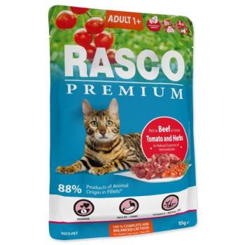 Tasak Rasco Premium Adult marhahús paradicsommal és fűszernövényekkel 85g kép