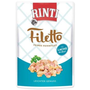Tasak Rinti Filetto Felnőtt csirke és lazac zselében 100g kép