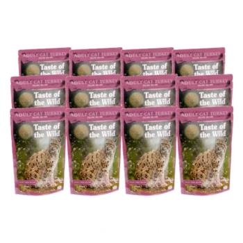 Taste of the Wild - Adult Turkey Pate Pouch 12x85g kép