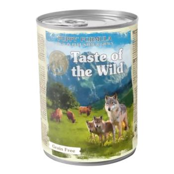 Taste of the Wild - Puppy Rich in Beef Stew & Gravy Konzerv 390g kép