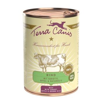 Terra Canis Classic gazdaságos csomag 12 x 400 g - Marha, sárgarépa, alma & natúr rizs kép