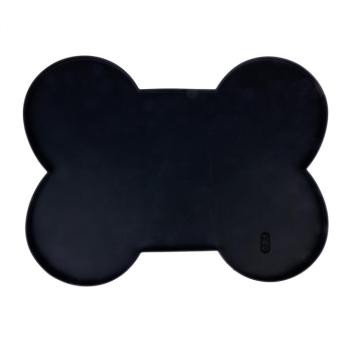 TIAKI csontalakú tálalátét, fekete kutya, H51xSz38xM1cm kép