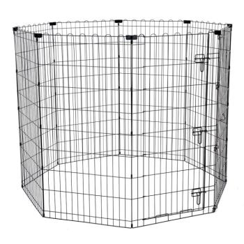 TIAKI Fém kifutó kiskutyáknak, magas, 8 elem Sz61xM122cm /elem kép