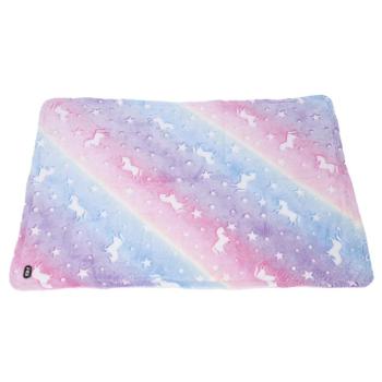 TIAKI Glowing Unicorns puha takaró kutyáknak, macskáknak, 100x70cm kép