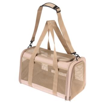 TIAKI hálós macska hordozó táska, kistestű kutyáknak, macskáknak, H46xSz28xM28cm kép