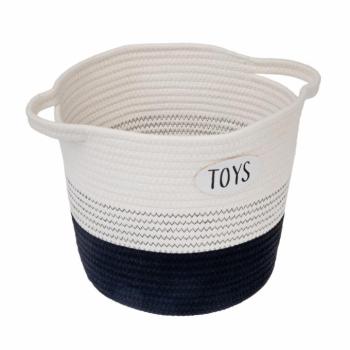 TIAKI játéktároló kosár - Ø 27 x M 24 cm, kutya, macska kép