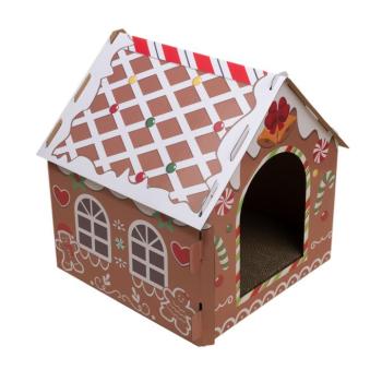 TIAKI mézeskalács házikó, macskáknak, H37xSz36xM40,5cm