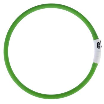 TIAKI Spark USB LED szilikon világító nyakörv kutyáknak zöld kép